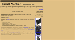 Desktop Screenshot of bassettmachine.com